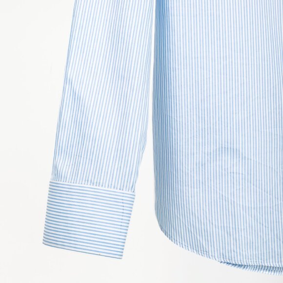 Gucci Blue & White Striped Cotton-Poplin Buttoned Shirt - Picture 5 of 12